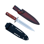 Détail de la pointe et du tranchant de la dague de chasse L'Épine